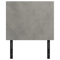 vidaXL Headboards 2 pcs Light Gray 39.4