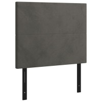 vidaXL Headboards 2 pcs Dark Gray 39.4