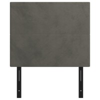 vidaXL Headboards 2 pcs Dark Gray 39.4