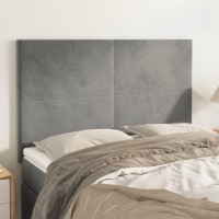 vidaXL Headboards 4 pcs Light Gray 28.3