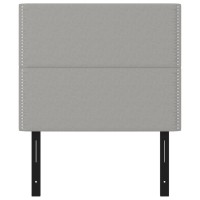 vidaXL Headboards 2 pcs Light Gray 39.4