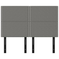 vidaXL Headboards 4 pcs Dark Gray 28.3