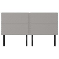 vidaXL Headboards 4 pcs Light Gray 35.4