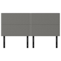 vidaXL Headboards 4 pcs Dark Gray 39.4