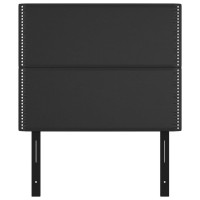 vidaXL Headboards 2 pcs Black 39.4