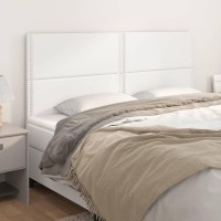 vidaXL Headboards 4 pcs White 31.5