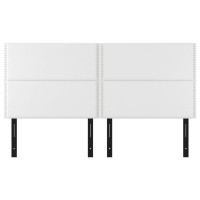 vidaXL Headboards 4 pcs White 35.4