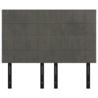 vidaXL Headboards 4 pcs Dark Gray 28.3