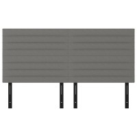 vidaXL Headboards 4 pcs Dark Gray 35.4