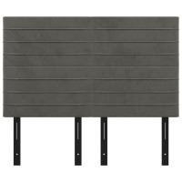 vidaXL Headboards 4 pcs Dark Gray 28.3