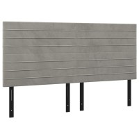 vidaXL Headboards 4 pcs Light Gray 31.5