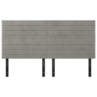 vidaXL Headboards 4 pcs Light Gray 31.5