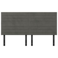 vidaXL Headboards 4 pcs Dark Gray 39.4