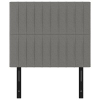 vidaXL Headboards 2 pcs Dark Gray 39.4