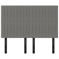 vidaXL Headboards 4 pcs Dark Gray 28.3