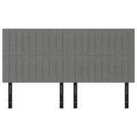 vidaXL Headboards 4 pcs Dark Gray 35.4