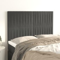 vidaXL Headboards 4 pcs Dark Gray 28.3