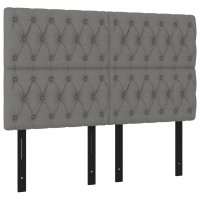 vidaXL Headboards 4 pcs Dark Gray 28.3