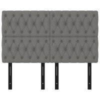 vidaXL Headboards 4 pcs Dark Gray 28.3