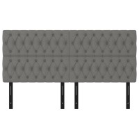 vidaXL Headboards 4 pcs Dark Gray 31.5