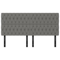 vidaXL Headboards 4 pcs Dark Gray 35.4