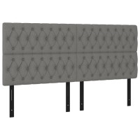 vidaXL Headboards 4 pcs Dark Gray 39.4