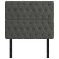 vidaXL Headboards 2 pcs Dark Gray 39.4