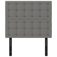 vidaXL Headboards 2 pcs Dark Gray 39.4