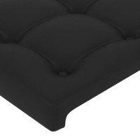 vidaXL Headboards 2 pcs Black 39.4