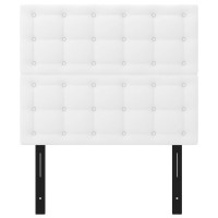 vidaXL Headboards 2 pcs White 39.4