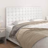 vidaXL Headboards 4 pcs White 31.5