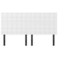 vidaXL Headboards 4 pcs White 35.4