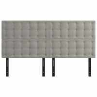 vidaXL Headboards 4 pcs Light Gray 31.5