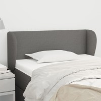 vidaXL Headboard with Ears Dark Gray 40.6