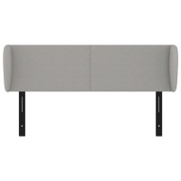 vidaXL Headboard with Ears Light Gray 57.9