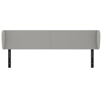 vidaXL Headboard with Ears Light Gray 64.2