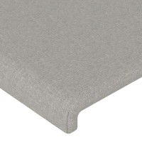 vidaXL Headboard with Ears Light Gray 72