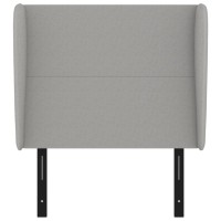 vidaXL Headboard with Ears Light Gray 40.6