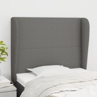 vidaXL Headboard with Ears Dark Gray 40.6