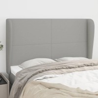 vidaXL Headboard with Ears Light Gray 57.9