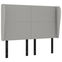 vidaXL Headboard with Ears Light Gray 57.9