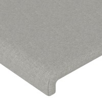 vidaXL Headboard with Ears Light Gray 57.9