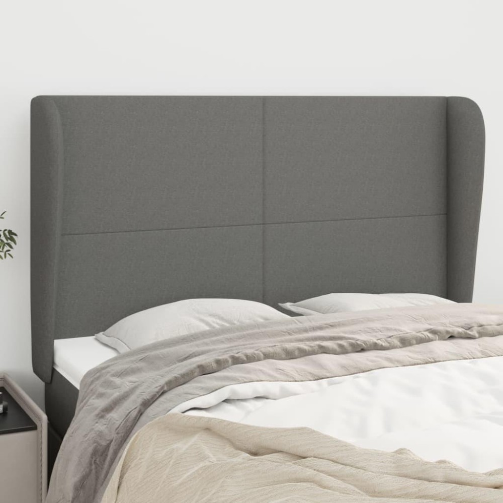 vidaXL Headboard with Ears Dark Gray 57.9