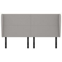 vidaXL Headboard with Ears Light Gray 72