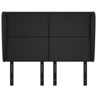 vidaXL Headboard with Ears Black 57.9