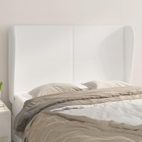 vidaXL Headboard with Ears White 57.9