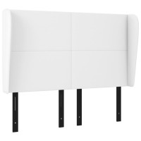 vidaXL Headboard with Ears White 57.9