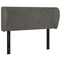 vidaXL Headboard with Ears Dark Gray 40.6