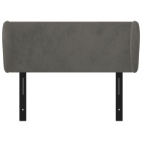 vidaXL Headboard with Ears Dark Gray 40.6