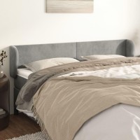 vidaXL Headboard with Ears Light Gray 72